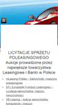 Mobile Screenshot of poleasingowy.eu